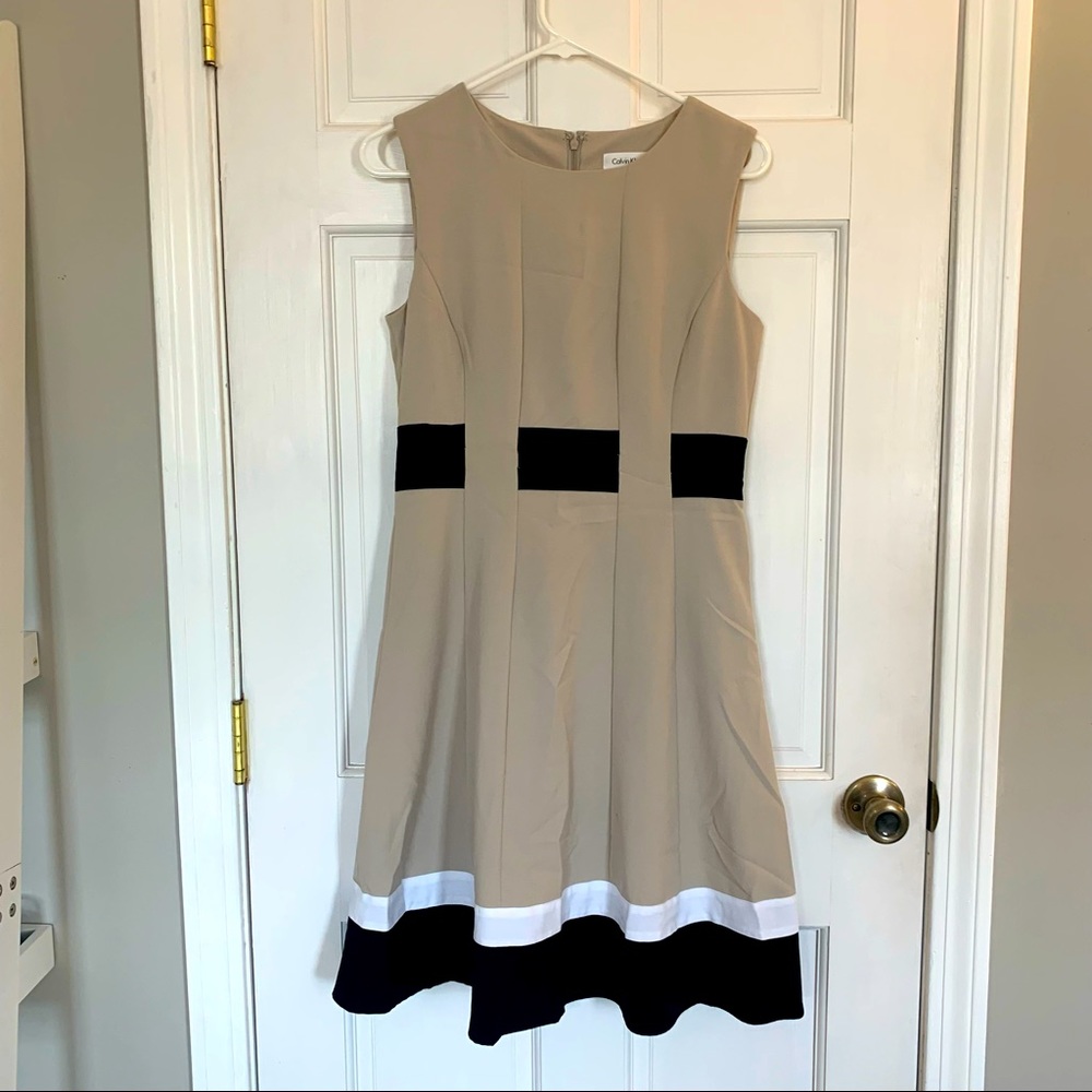 Beige Calvin Klein dress